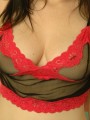 Tiffanys huge tits are covered with just a lil lace