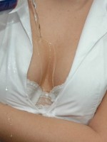 Leia as the naughty wet tshirt schoolgirl