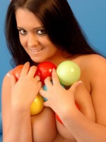Brooke loves to get naked and play with lots of balls