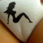 Brooke shows off an amazing camel toe in her tight panties