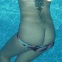 Kylie underwater